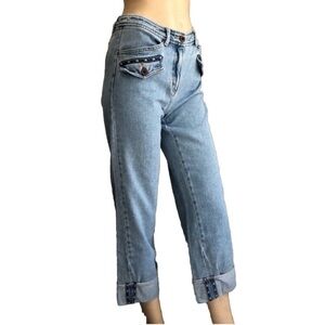 Vintage Jeanology collection blue jean 100% cotton size:4